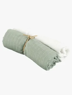 Borganäs Stofble 70x70 2-pak, Grøn