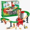 BRIO 33887 Togbane Løft & læs med lagerbygning