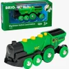 BRIO World 33593 Flot Grønt Lokomotiv B/O