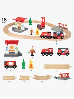 BRIO World 33815 Togsæt Med Brandmandstema