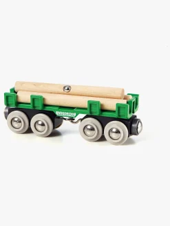 BRIO World 33696 Togvogn Med Tømmer