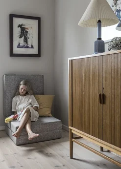 by KlipKlap 3 Fold Single Madras, Lysegrå