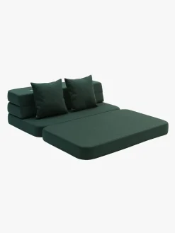 by KlipKlap 3 Fold Sofa, Deep Green