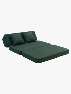 by KlipKlap 3 Fold Sofa, Deep Green