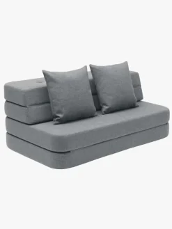 by KlipKlap 3 Fold Sofa XL, Blue Grey
