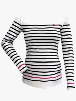 Cache Cœur BREST Graviditetstrøje Sailor, White/Marine