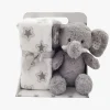 CarloBaby  Tæppe Elefant, Grå