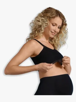 Carriwell Vente- & Amme-BH, Comfort, Sort