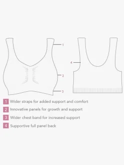 Carriwell Vente-BH Sømløs, Hvid