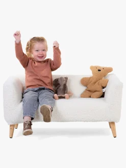 Childhome Kids Teddy Sofa, Offwhite