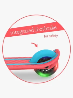 Chillafish Scotti Glow Løbehjul, Red