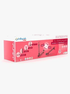 Chillafish SkatieSkootie 2 Løbehjul, Koralrød