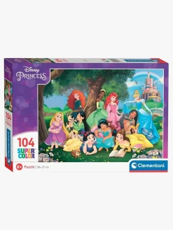 Clementoni Super Color Disney Princess Puslespil 104 Brikker