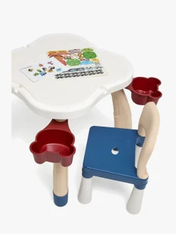 Cloudberry Castle Aktivitetsbord med Stole, Blue