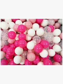 Cloudberry Castle Bløde Bolde 250 Stk., Lyserød/Hvid