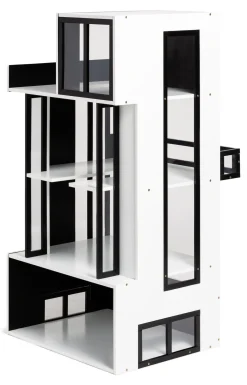 Cloudberry Castle Dukkehus, Sort/Hvid