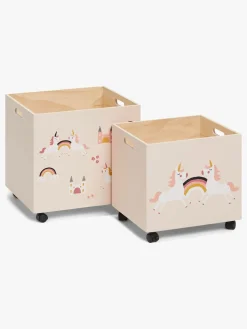 Cloudberry Castle Opbevaringskasser 2-pak Enhjørning