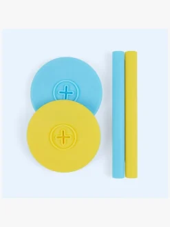 COGNIKIDS Sip Låg med Sugerør 2-pak, Sunshine/Sky