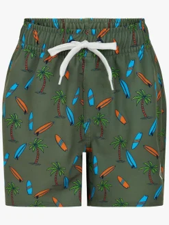 Color Kids Badeshorts, Dark Ivy