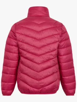 Color Kids Quiltet Packable Jakke , Honeysuckle