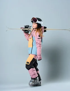 Color Kids Skijakke, Woodrose