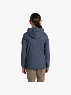 Craghoppers NosiLife Frey  Insektafvisende Hættetrøje, Blue Navy Marl