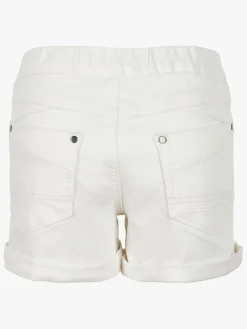 Creamie Colored Denim Shorts, Cloud