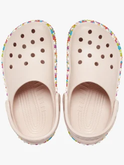 Crocs Classic Beaded Band Clogs, Quartz