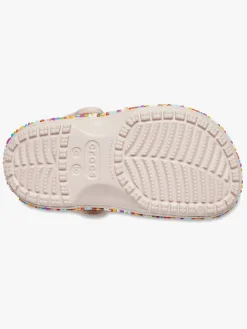 Crocs Classic Beaded Band Kids Clogs, Quartz