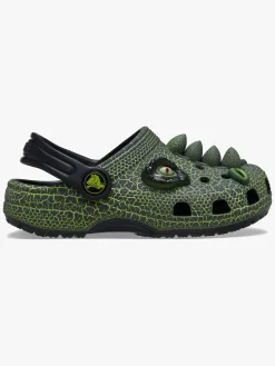 Crocs Classic IAM Scary Dino Kids Clogs, Sort