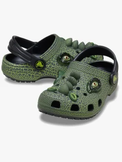 Crocs Classic IAM Scary Dino Kids Clogs, Sort