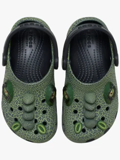 Crocs Classic IAM Scary Dino Kids Clogs, Sort