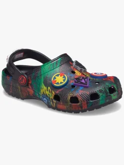 Crocs Classic Marvel Avengers Clogs, Black