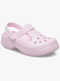 Crocs Classic Mary Jane Clogs, Pink Milk