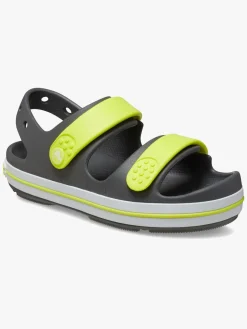 Crocs Crocband Cruiser Sandaler, Slate Grey/Acidity