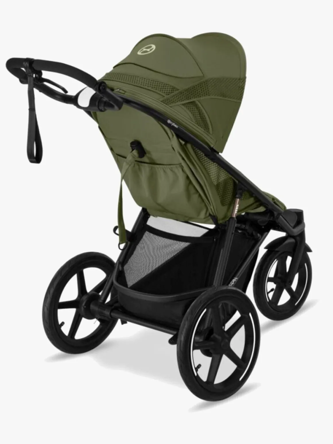 Cybex Avi Spin Løbevogn, Black/Moss Green