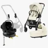 Cybex BALIOS S Lux Duovogn inkl. Beemoo Route i-Size & Base, Seashell Beige/Black Stone