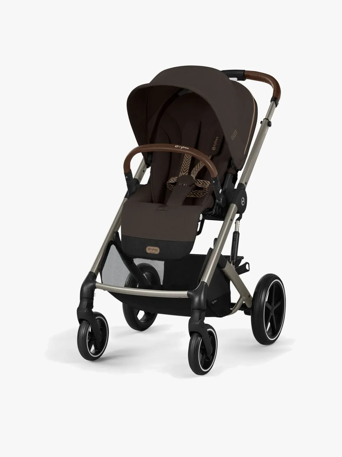 Cybex BALIOS S Lux Duovogn inkl. Axkid GOKID Babyautostol & Base, Chocolate Brown