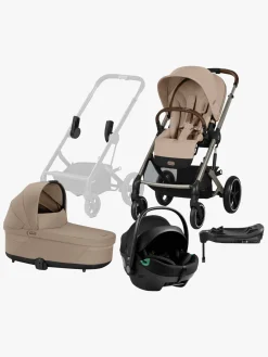 Cybex BALIOS S Lux Duovogn inkl. Axkid GOKID Babyautostol & Base, Almond Beige
