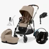 Cybex e-GAZELLE S Duovogn inkl. Cloud G i-Size Plus & Base, Almond Beige
