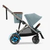 Cybex e-GAZELLE S Klapvogn, Stormy Blue/Taupe