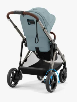Cybex e-GAZELLE S Klapvogn, Stormy Blue/Taupe