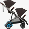 Cybex e-Gazelle S Søskendevogn, Chocolate Brown/Taupe