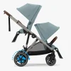 Cybex e-Gazelle S Søskendevogn, Stormy Blue/Taupe