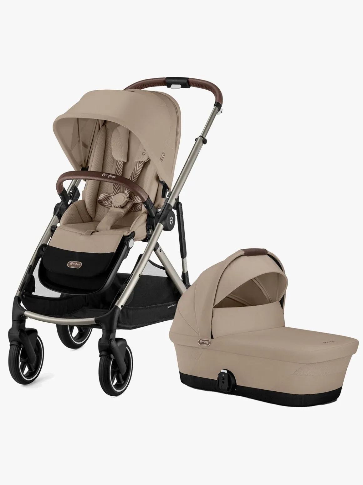 Cybex GAZELLE S Duovogn, Almond Beige/Taupe