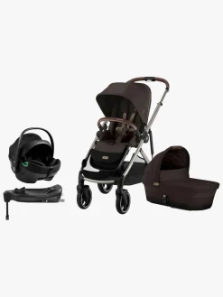 Cybex GAZELLE S Duovogn inkl. Axkid GOKID Autostol Baby & Base, Chocolate Brown