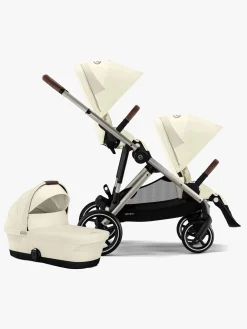 Cybex GAZELLE S Søskendevogn, Seashell Beige/Taupe