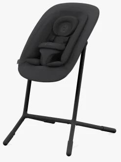 Cybex Lemo 4-in-1 Højstol inkl. Skråstol, Babysæt og Bakke, Stunning Black