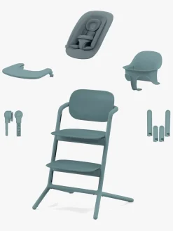 Cybex Lemo 4-in-1 Højstol inkl. Skråstol, Babysæt og Bakke, Stone Blue