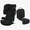 Cybex Solution X i-Fix Autostol inkl. Beemoo Sædebeskytter Lux, Pure Black